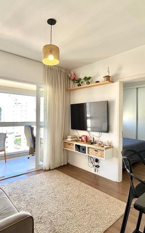 Apartamento à venda com 47m², 1 quarto e 1 vaga Apartamento à venda com 47m², 1 quarto e 1 vagaSala