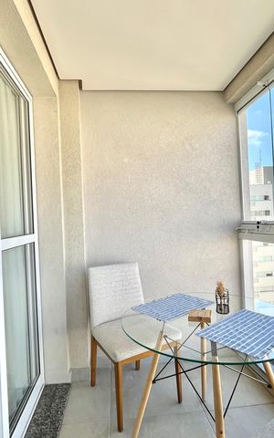 Apartamento à venda com 47m², 1 quarto e 1 vaga Apartamento à venda com 47m², 1 quarto e 1 vagaVaranda