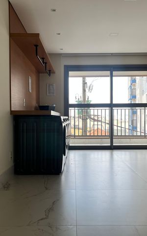 Studio à venda com 29m², 1 quarto e sem vagaLavanderia