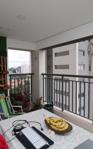 Apartamento para alugar com 87m², 3 quartos e 1 vagaVaranda gourmet