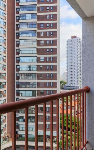 Studio à venda com 28m², 1 quarto e sem vaga Studio à venda com 28m², 1 quarto e sem vagaVaranda