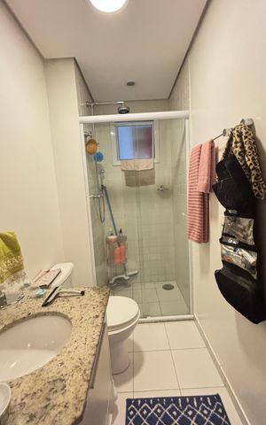 Apartamento à venda com 103m², 2 quartos e 2 vagas Apartamento à venda com 103m², 2 quartos e 2 vagasBanheiro Social