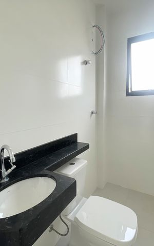 Apartamento à venda com 100m², 2 quartos e 1 vagaBanheiro social