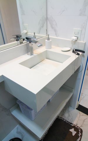 Apartamento à venda com 63m², 2 quartos e 1 vaga Apartamento à venda com 63m², 2 quartos e 1 vagaBanheiro Social