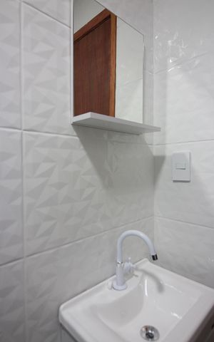Apartamento para alugar com 40m², 1 quarto e sem vagaBanheiro da Suíte