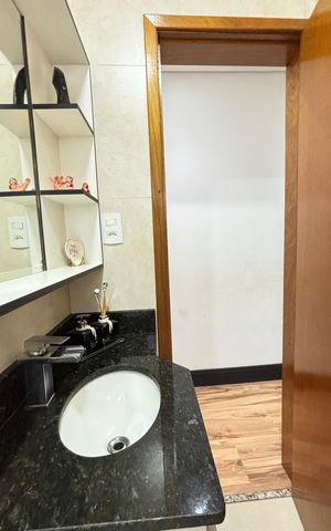 Apartamento à venda com 148m², 3 quartos e 2 vagas Apartamento à venda com 148m², 3 quartos e 2 vagasBanheiro Social