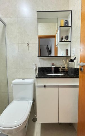 Apartamento à venda com 148m², 3 quartos e 2 vagas Apartamento à venda com 148m², 3 quartos e 2 vagasBanheiro da Suíte