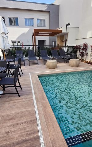 Apartamento para alugar com 34m², 1 quarto e sem vagaÁrea comum - Piscina