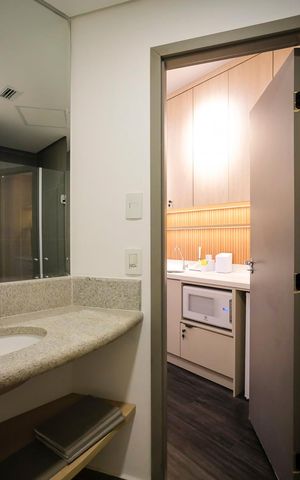 Studio para alugar com 21m², 1 quarto e sem vagaBanheiro