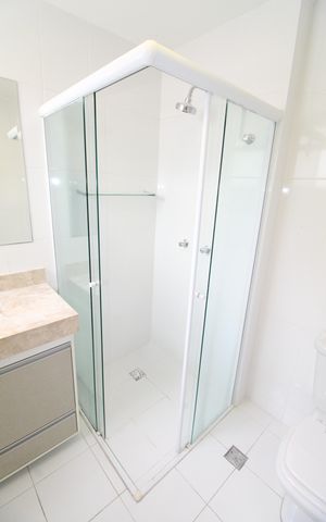 Apartamento para alugar com 82m², 2 quartos e 2 vagasBanheiro da Suíte