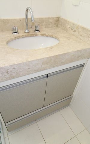 Apartamento para alugar com 82m², 2 quartos e 2 vagasBanheiro Social