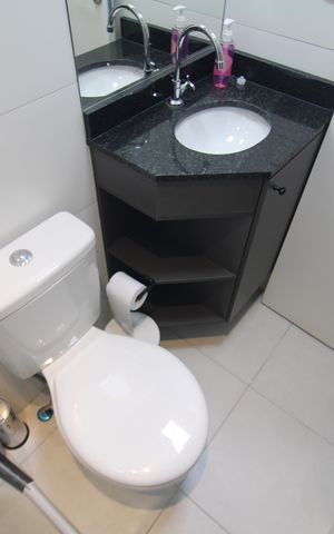 Studio à venda com 27m², 1 quarto e sem vagaBanheiro