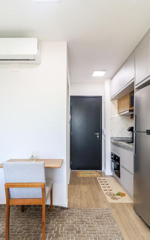 Studio para alugar com 24m², 1 quarto e sem vaga Studio para alugar com 24m², 1 quarto e sem vagaCozinha