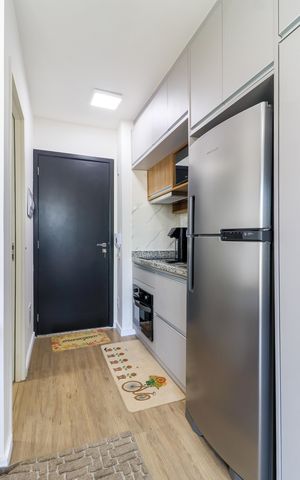 Studio para alugar com 24m², 1 quarto e sem vaga Studio para alugar com 24m², 1 quarto e sem vagaCozinha