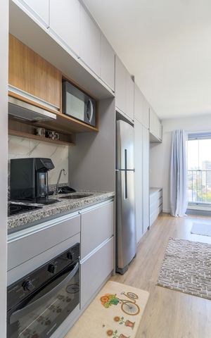 Studio para alugar com 24m², 1 quarto e sem vaga Studio para alugar com 24m², 1 quarto e sem vagaCozinha
