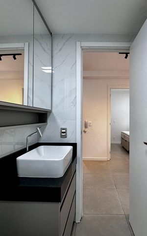 Apartamento para alugar com 42m², 2 quartos e sem vaga Apartamento para alugar com 42m², 2 quartos e sem vagaBanheiro