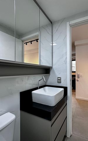 Apartamento para alugar com 42m², 2 quartos e sem vaga Apartamento para alugar com 42m², 2 quartos e sem vagaBanheiro