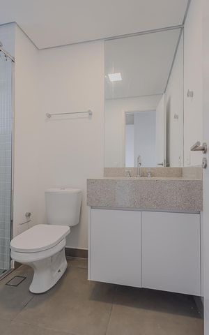 Apartamento à venda com 117m², 2 quartos e 2 vagasBanheiro da Suíte 1