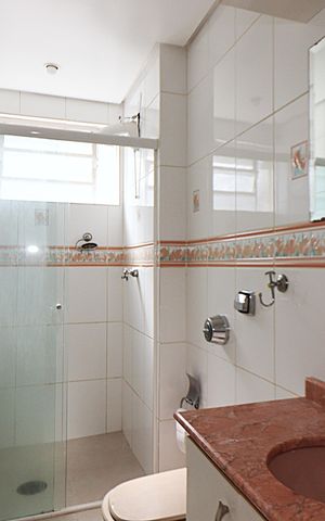 Apartamento à venda com 69m², 2 quartos e 1 vagaBanheiro Social