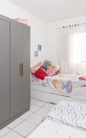 Casa de condomínio à venda com 74m², 2 quartos e 1 vagaQuarto 1