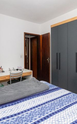 Casa de condomínio à venda com 74m², 2 quartos e 1 vagaQuarto 2