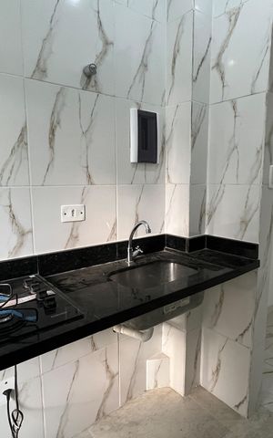 Studio para alugar com 34m², 1 quarto e 1 vagaCozinha e Área de Serviço