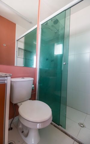 Apartamento para alugar com 61m², 2 quartos e 1 vagaBanheiro da Suíte