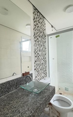 Apartamento para alugar com 76m², 1 quarto e 1 vaga Apartamento para alugar com 76m², 1 quarto e 1 vagaBanheiro Social