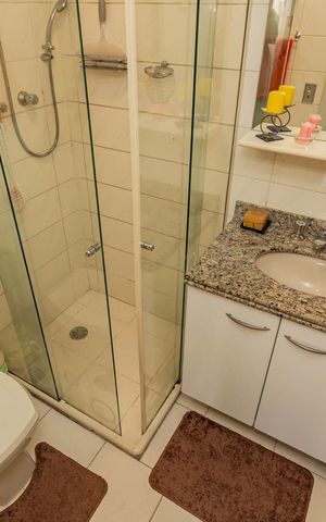 Apartamento para alugar com 84m², 3 quartos e 2 vagasBanheiro Social