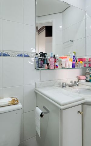 Apartamento à venda com 87m², 3 quartos e 2 vagas Apartamento à venda com 87m², 3 quartos e 2 vagasBanheiro da Suíte