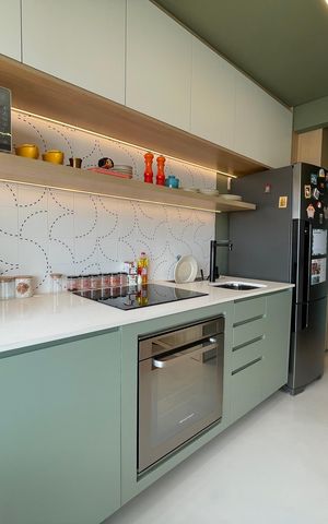 Studio para alugar com 26m², 1 quarto e 1 vaga Studio para alugar com 26m², 1 quarto e 1 vagaCozinha