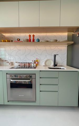Studio para alugar com 26m², 1 quarto e 1 vaga Studio para alugar com 26m², 1 quarto e 1 vagaCozinha