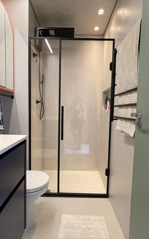 Studio para alugar com 26m², 1 quarto e 1 vaga Studio para alugar com 26m², 1 quarto e 1 vagaBanheiro