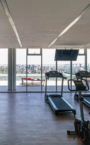 Studio para alugar com 26m², 1 quarto e 1 vaga Studio para alugar com 26m², 1 quarto e 1 vagaÁrea comum - Academia