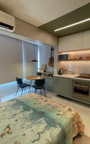 Studio para alugar com 26m², 1 quarto e 1 vaga Studio para alugar com 26m², 1 quarto e 1 vagaStudio