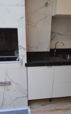 Casa à venda com 130m², 2 quartos e 1 vagaÁrea Gourmet