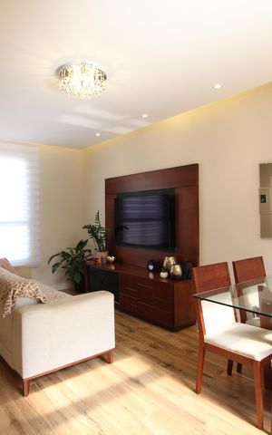 Casa de condomínio à venda com 142m², 4 quartos e 2 vagasSala