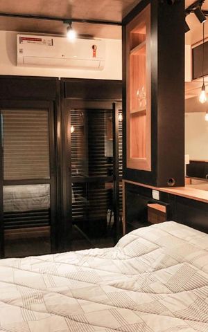 Studio para alugar com 30m², 1 quarto e sem vaga Studio para alugar com 30m², 1 quarto e sem vagaQuarto