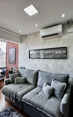 Apartamento à venda com 36m², 1 quarto e sem vaga Apartamento à venda com 36m², 1 quarto e sem vagaSala