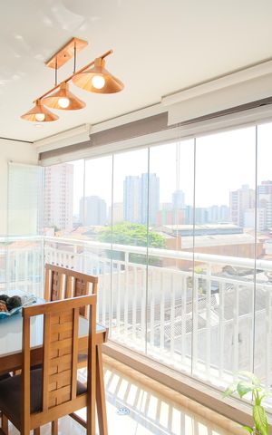 Apartamento à venda com 64m², 2 quartos e 1 vagaVaranda