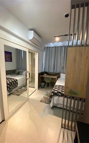 Apartamento à venda com 21m², 1 quarto e sem vaga