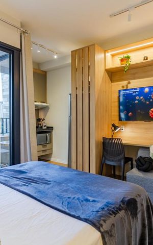 Studio à venda com 25m², 1 quarto e sem vagaStudio