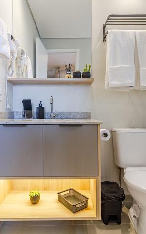 Studio à venda com 25m², 1 quarto e sem vagaBanheiro Social