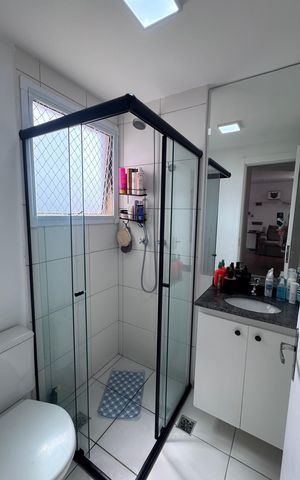 Apartamento à venda com 49m², 2 quartos e 1 vaga Apartamento à venda com 49m², 2 quartos e 1 vagaBanheiro