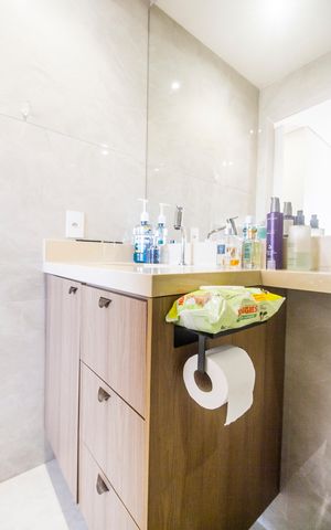 Apartamento à venda com 56m², 2 quartos e 1 vaga Apartamento à venda com 56m², 2 quartos e 1 vagaBanheiro da Suíte