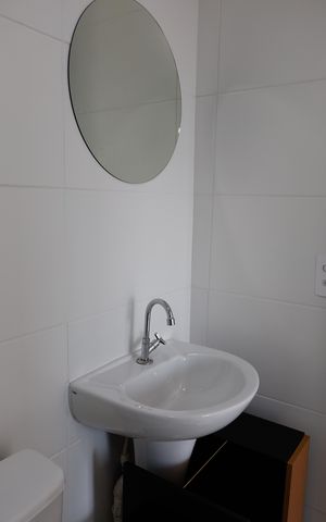Apartamento para alugar com 46m², 2 quartos e 1 vaga Apartamento para alugar com 46m², 2 quartos e 1 vagaBanheiro