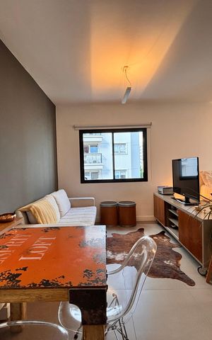 Apartamento para alugar com 38m², 1 quarto e 1 vaga Apartamento para alugar com 38m², 1 quarto e 1 vagaSala