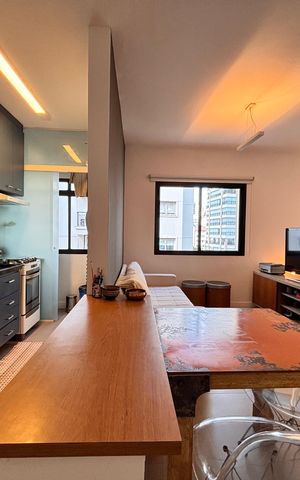 Apartamento para alugar com 38m², 1 quarto e 1 vaga Apartamento para alugar com 38m², 1 quarto e 1 vagaSala