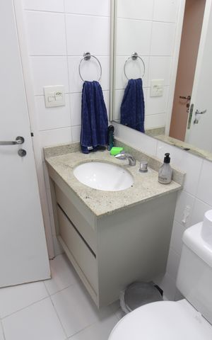 Apartamento à venda com 142m², 3 quartos e 2 vagasQuarto 2 - Banheiro