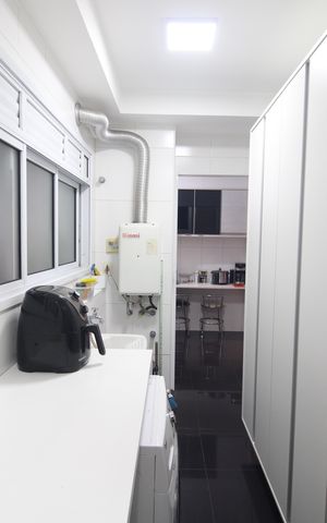 Apartamento à venda com 142m², 3 quartos e 2 vagasÁrea de Serviço